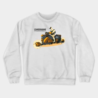 Vertical Motorcycle 2 Crewneck Sweatshirt